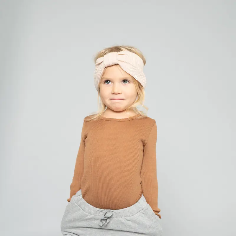 100% Merino Wool Valba Hairband - Sand - Onesize