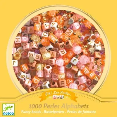 1000 Perles alphabet, or- DJECO