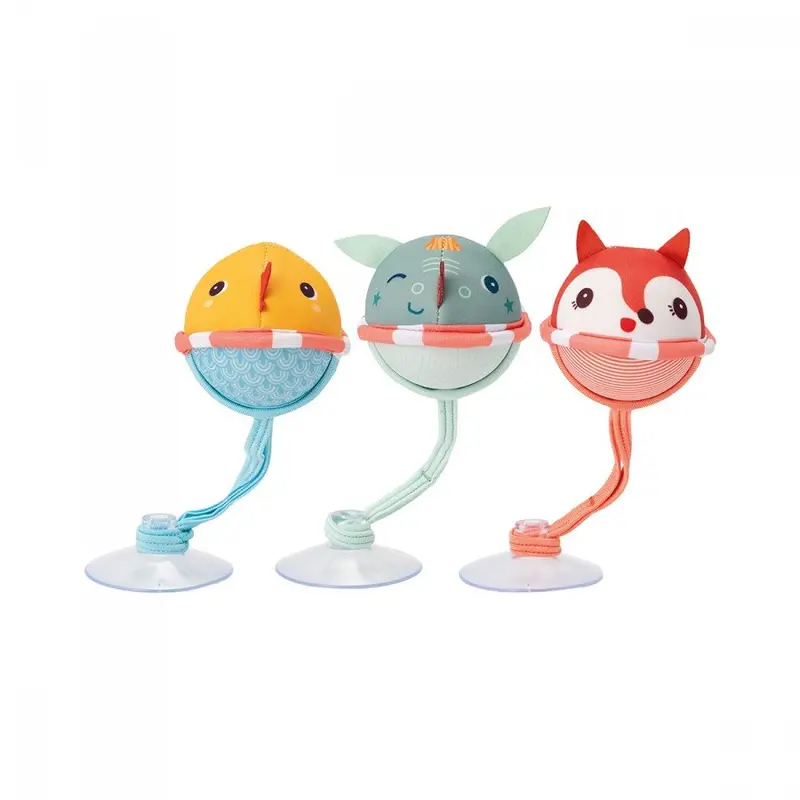 3 balles de bain Gaspard, Joe et Alice