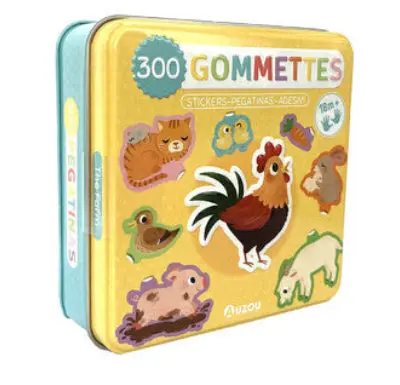 300 gommettes La Ferme – Dès 18 mois