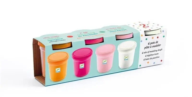 4 pot pâte à modeler sweet - Djeco