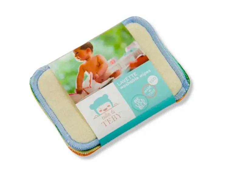 6 lingettes lavables Culla di Teby