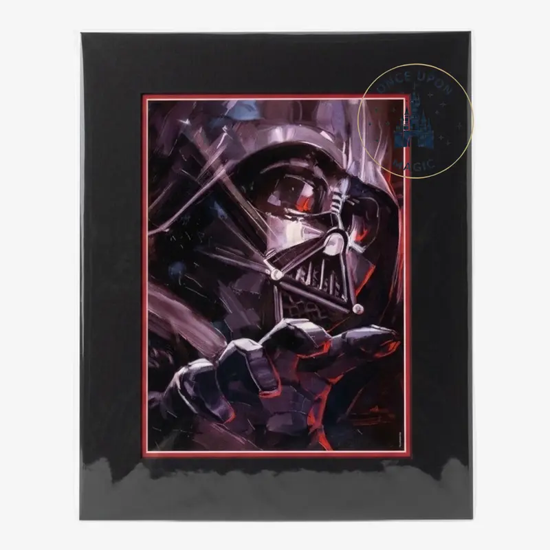 Affiche Art Print Darth Vader – Style Peinture Dramatique – Star Wars - Disneyland Paris
