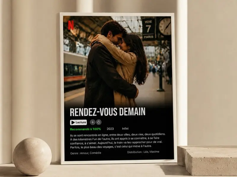 Affiche cinéma personnalisable