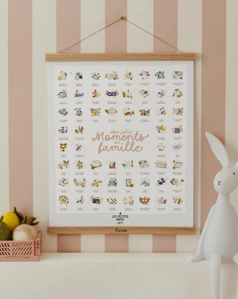 Affiche « Nos jolis moments en famille »