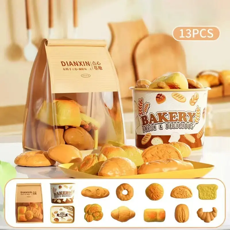 Aliments dînette enfant | Boulangerie ou fast-food