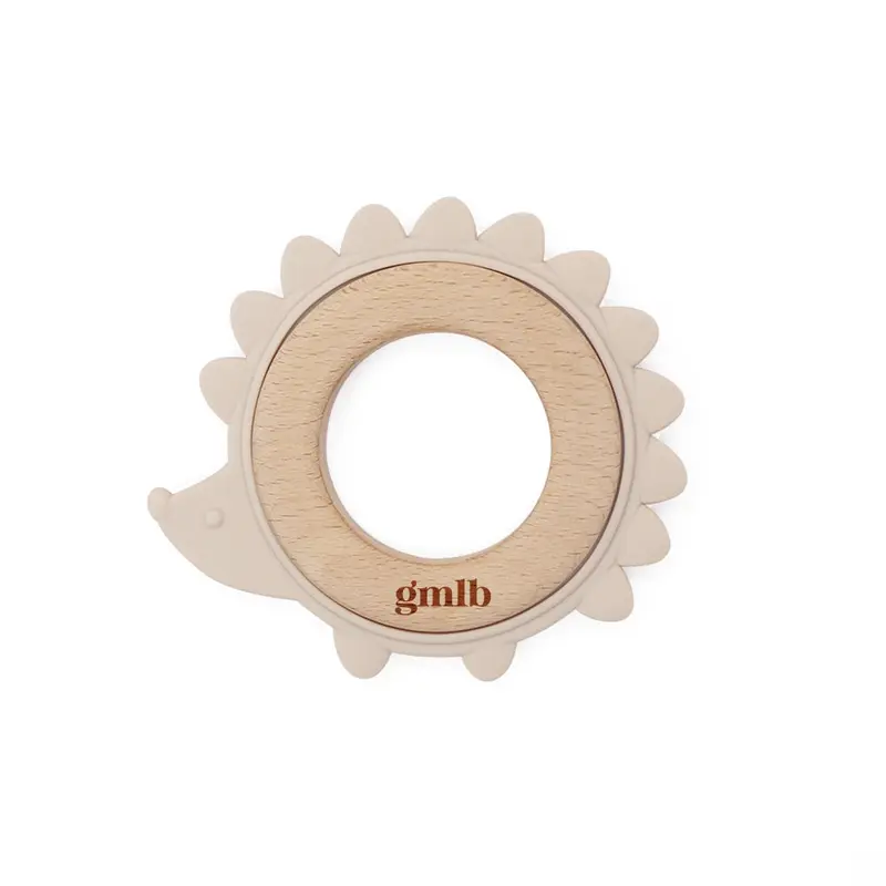 Anneau de dentition hérisson beige
