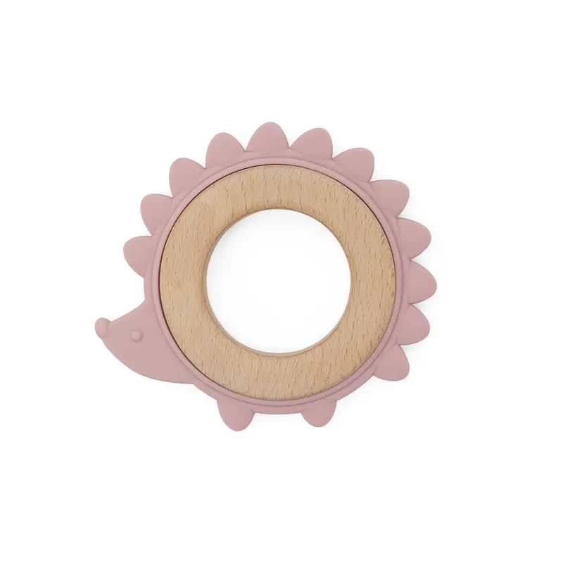 Anneau de dentition hérisson pale pink