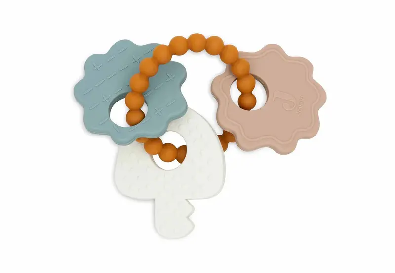 Anneau de dentition porte clefs lovely birds - jollein