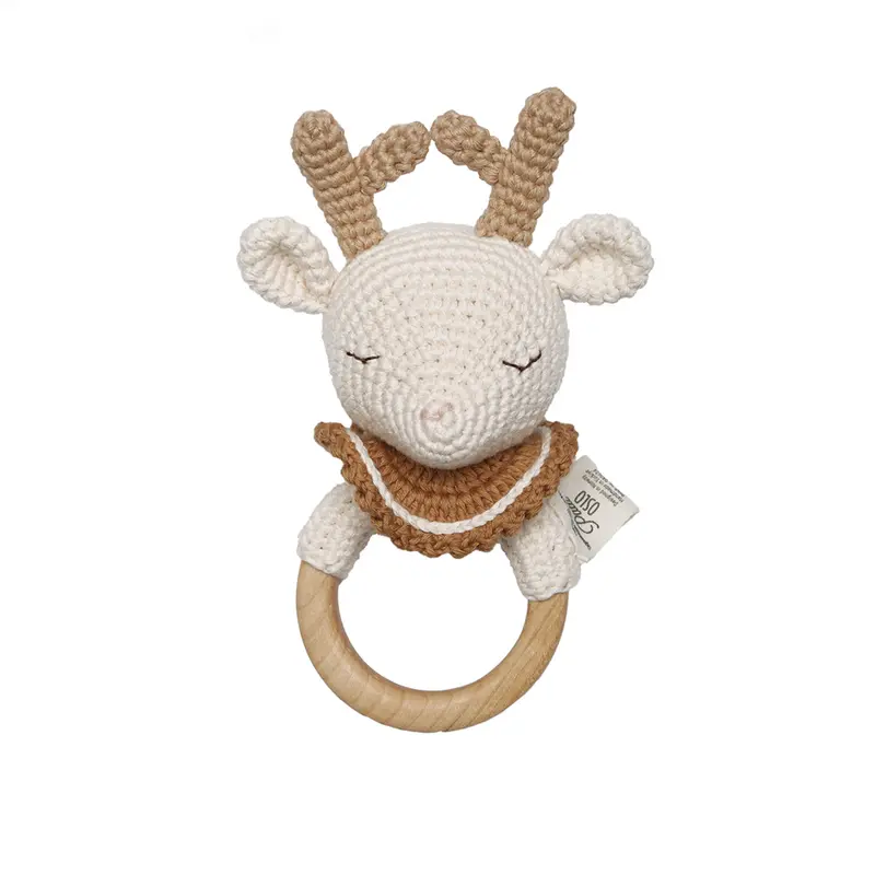 Anneau de dentition renne crochet