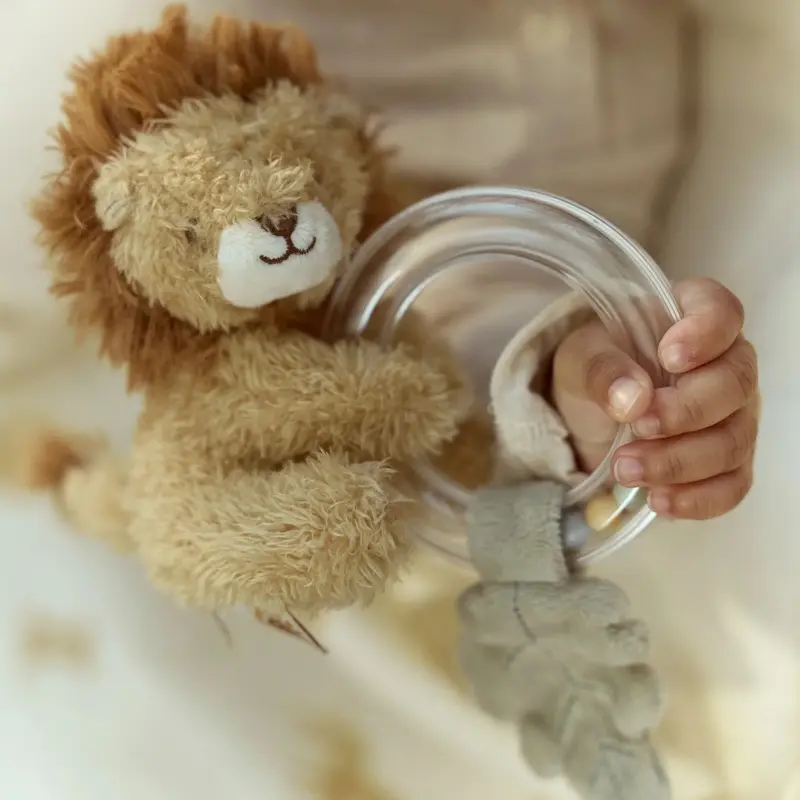 Anneau hochet lion Safari Friends – hochet sensoriel bébé