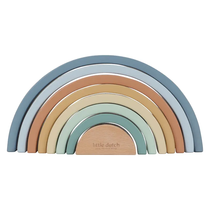 Arc-en-ciel en bois Forest Friends - LITTLE DUTCH
