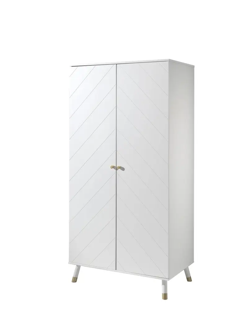 Armoire BILLY 2 Portes Blanc Satiné