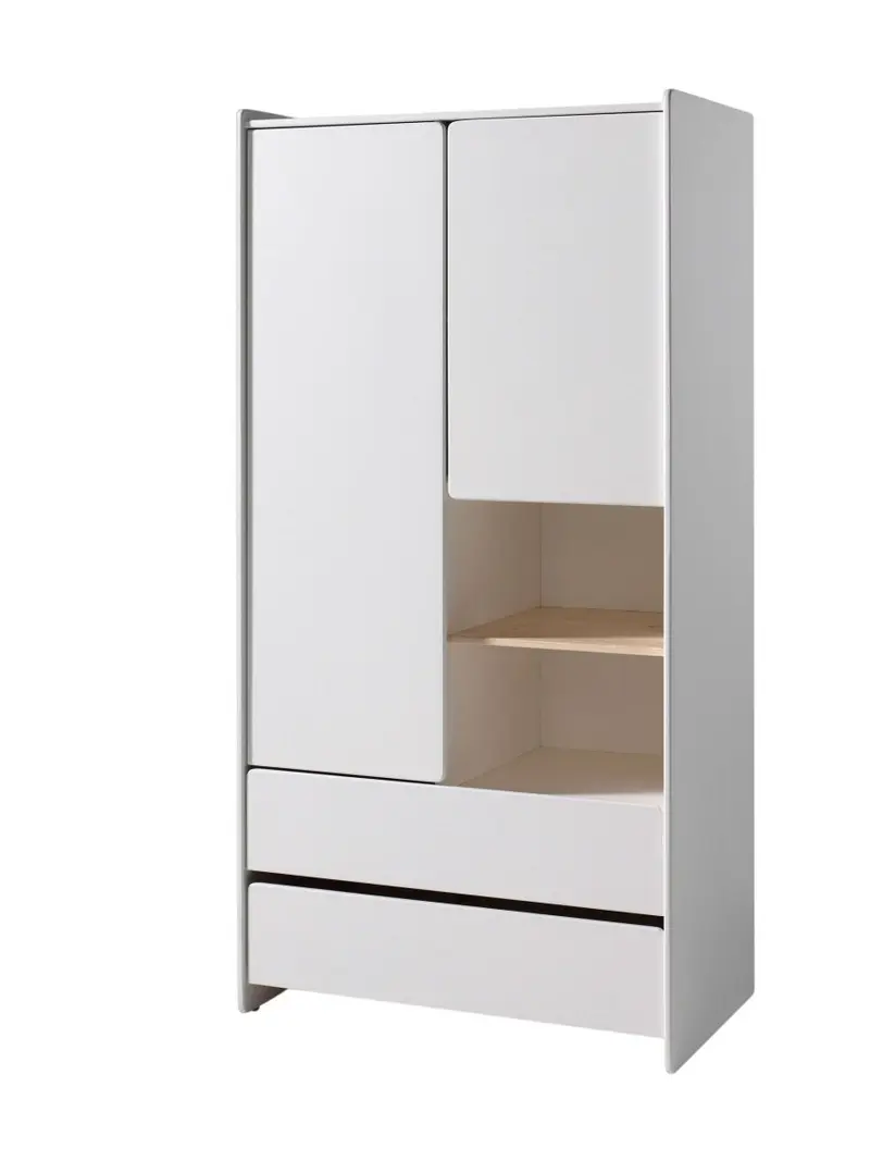 Armoire KIDDY 2 Portes Blanc
