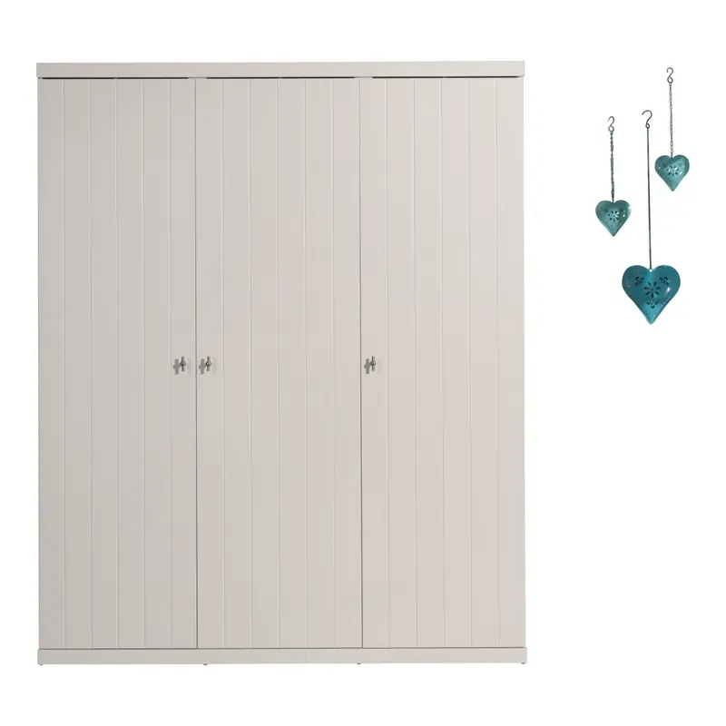 Armoire Robin à 3 Portes Blanc