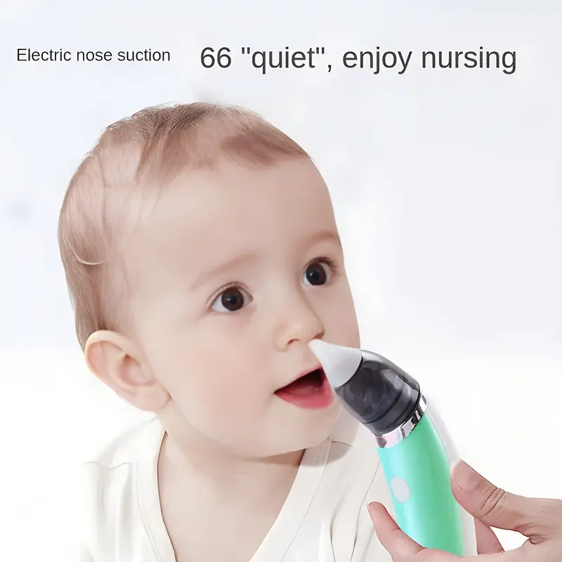Aspirateur nasal électrique bébé silencieux - outil rhinite obstruction nez nouveau-né