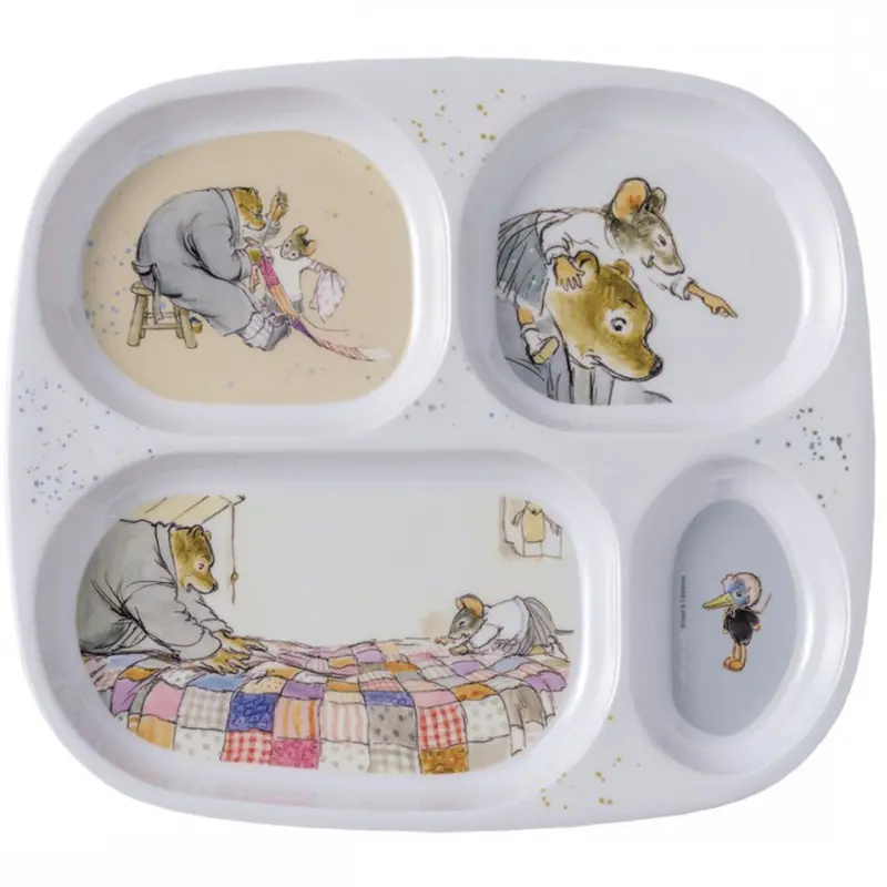 Assiette à compartiment Ernest et Célestine