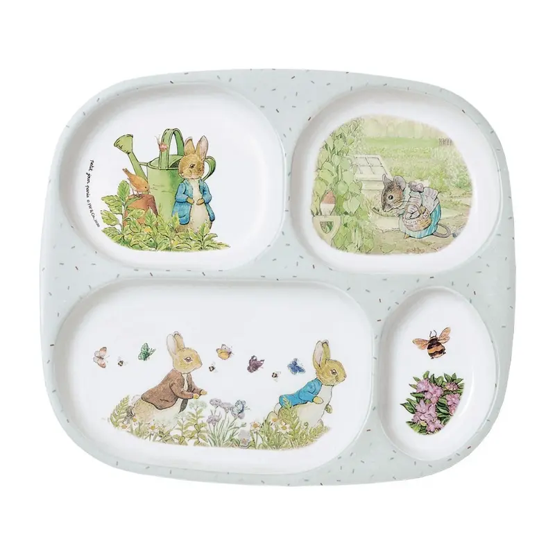 Assiette à compartiment Pierre Lapin