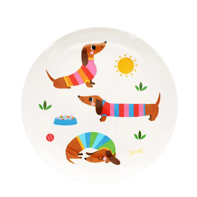 assiette chien sunny sausage - Rex London