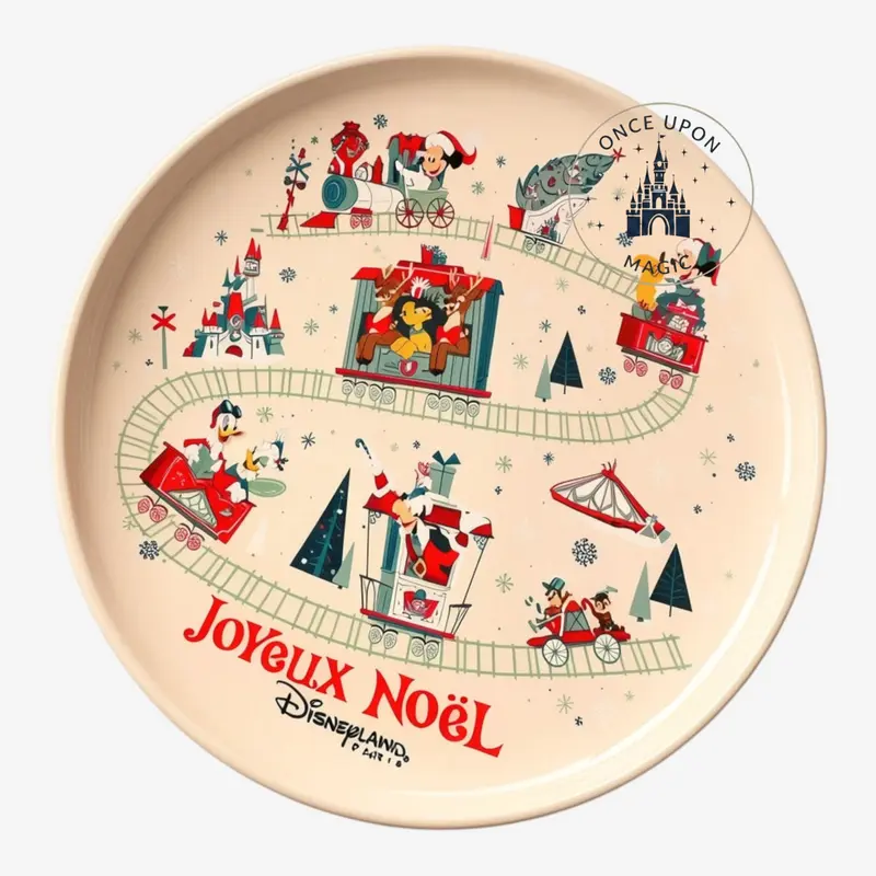 Assiette Joyeux Noël – Mickey et ses amis – Disneyland Paris