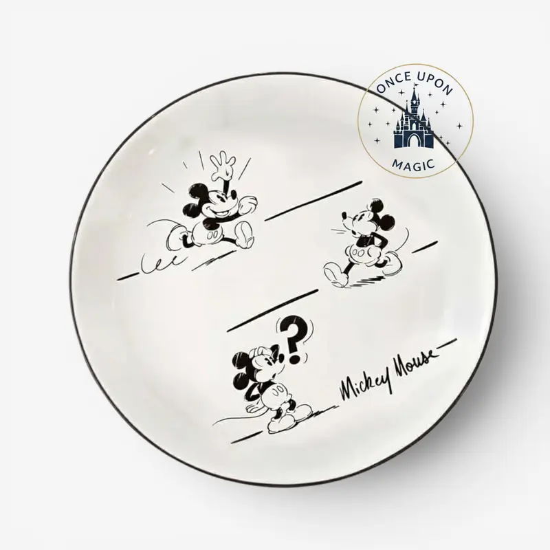 Assiette Mickey Mouse – Collection Vintage Disney - Disneyland Paris