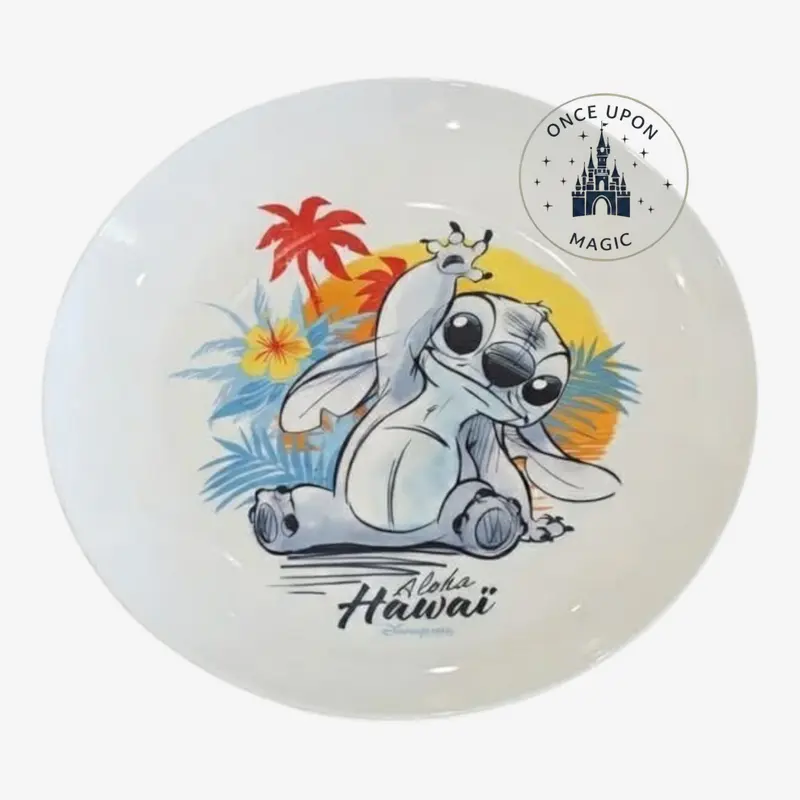 Assiette Stitch Aloha Hawaii Lilo & Stitch Disney — Disneyland Paris