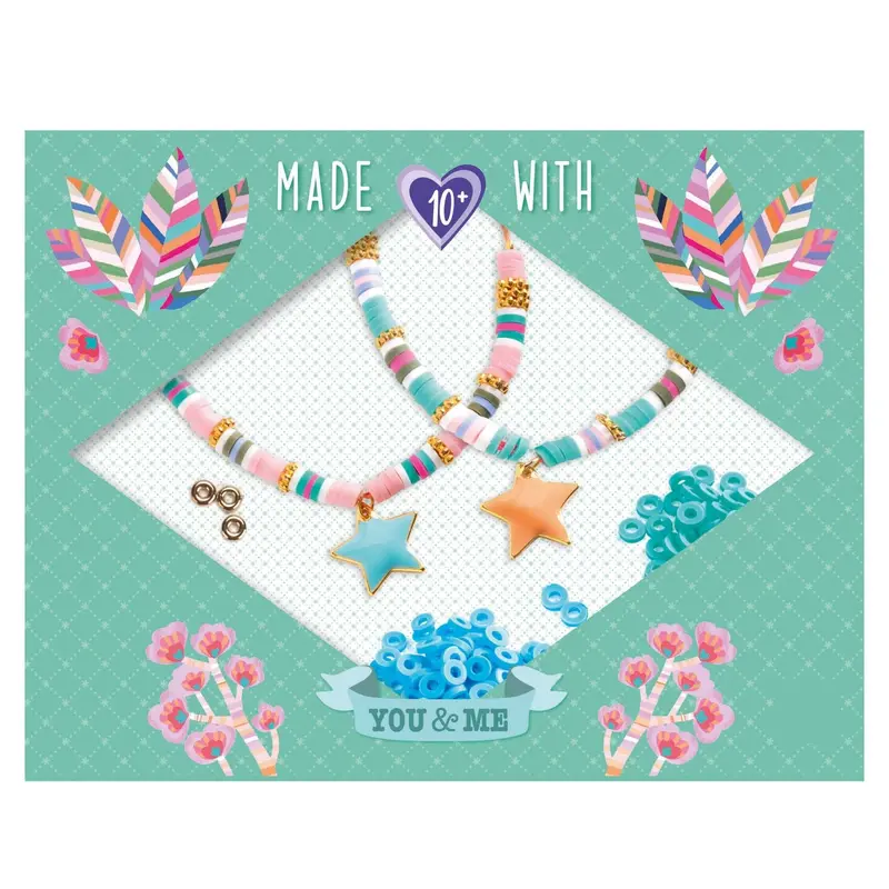 assortiment de charms heishi etoile - DJECO