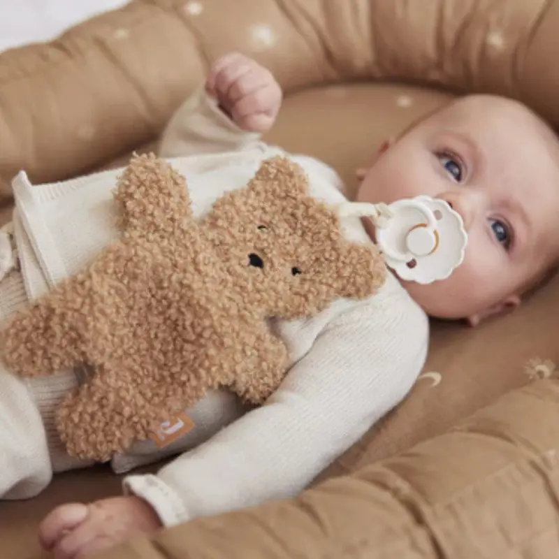 Attache Sucette Teddy Bear - Biscuit