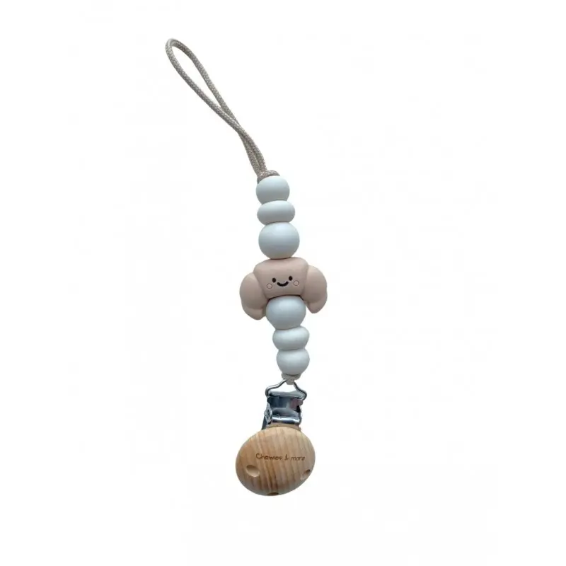 Attache tétine Mini Croissant - (couleur au choix) - Chewies & More
