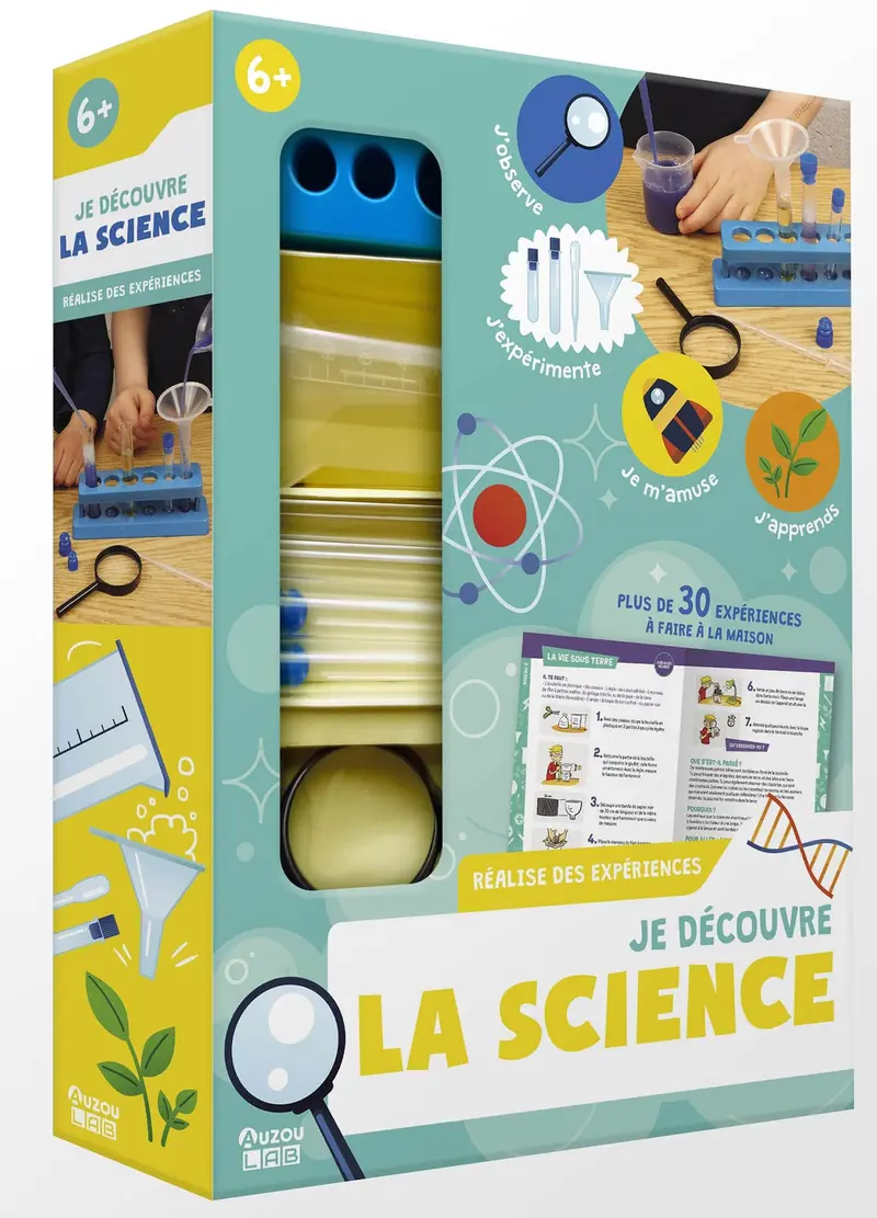 Auzou lab' je découvre la science- AUZOU