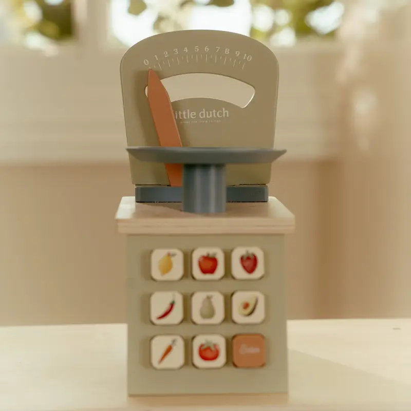 Balance en bois FSC – Jeu d’imitation cuisine