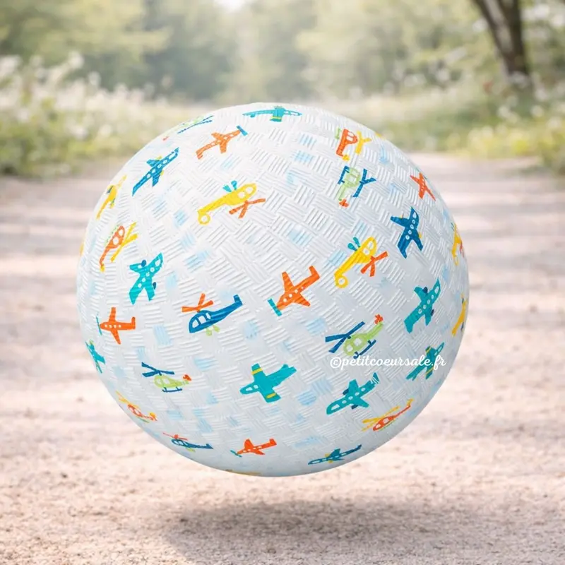 Balle bébé avions en caoutchouc naturel – 13 cm ou 18 cm