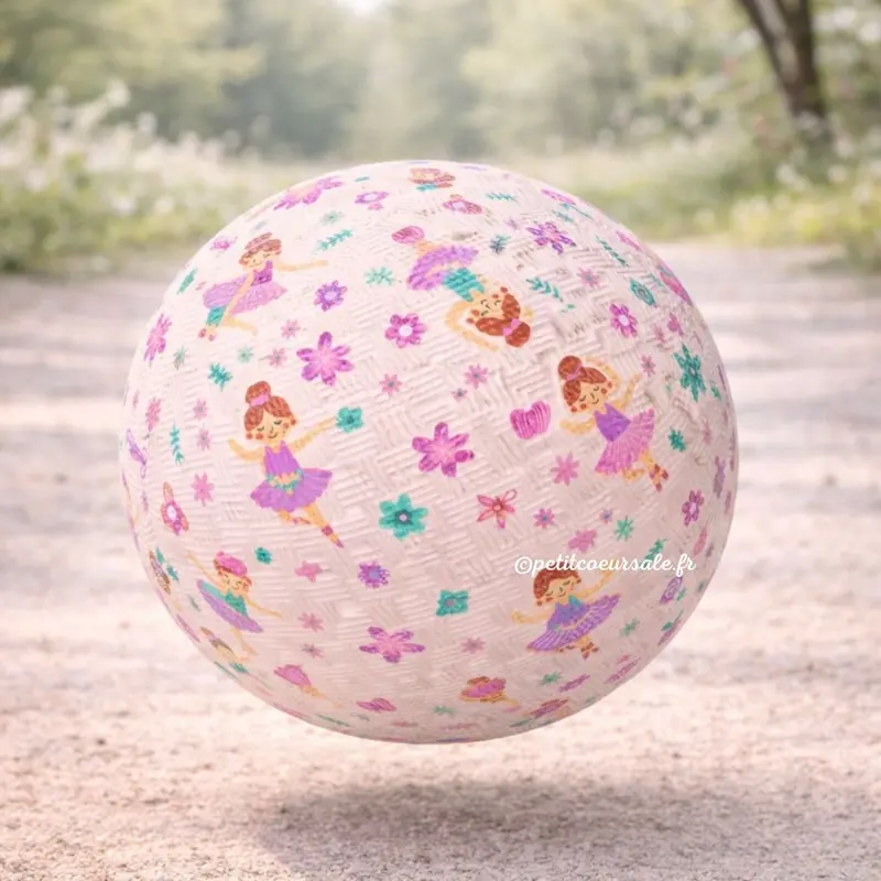 Balle bébé ballerine en caoutchouc naturel – 13 cm ou 18 cm