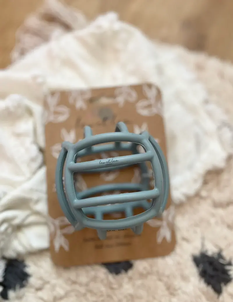 Balle d'activité en silicone bleu
