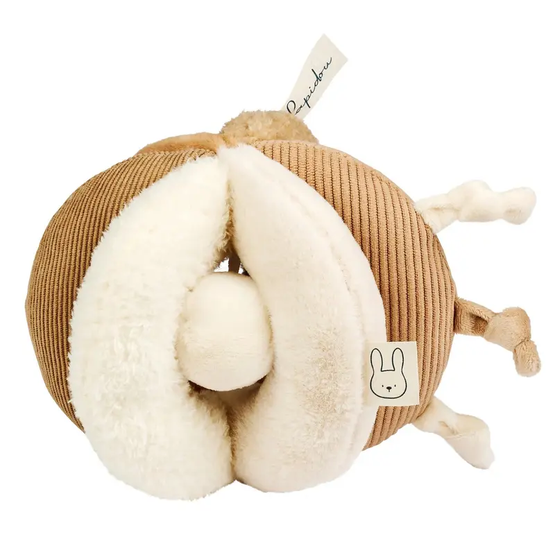 Balle d’activités Lapidou – 17 cm – Sable – Nattou