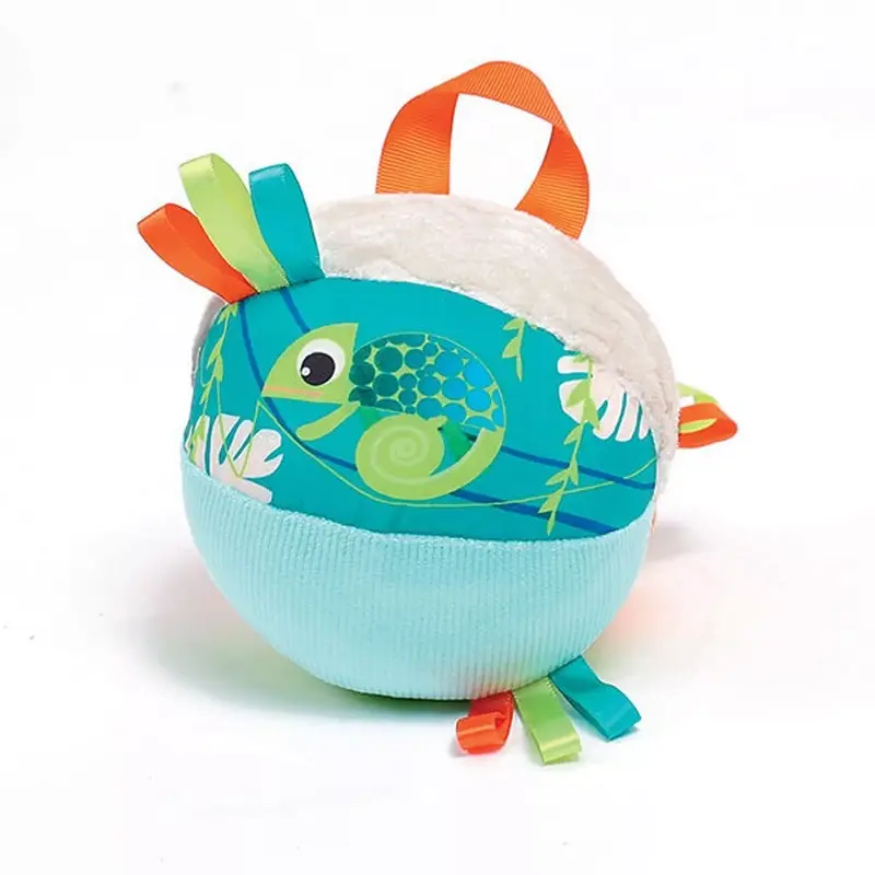 Balle d'éveil en tissus caméléon
