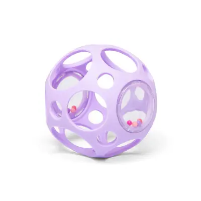 Balle hochet sensorielle - Violet - Little L