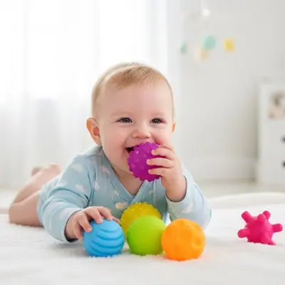 Balle sensorielle bébé | Éveil Motricité