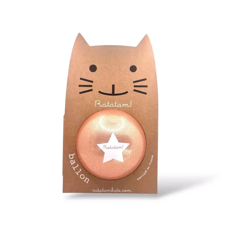 Ballon 15 cm - Cuivre full paillettes - Ratatam