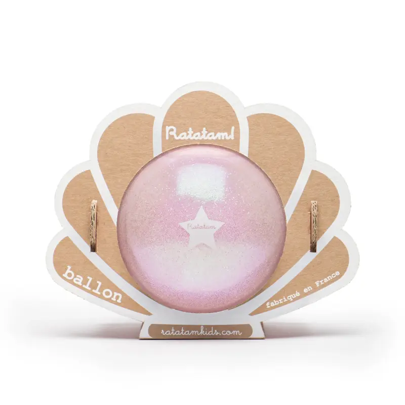 Ballon Coquillage Rose 10 Cm