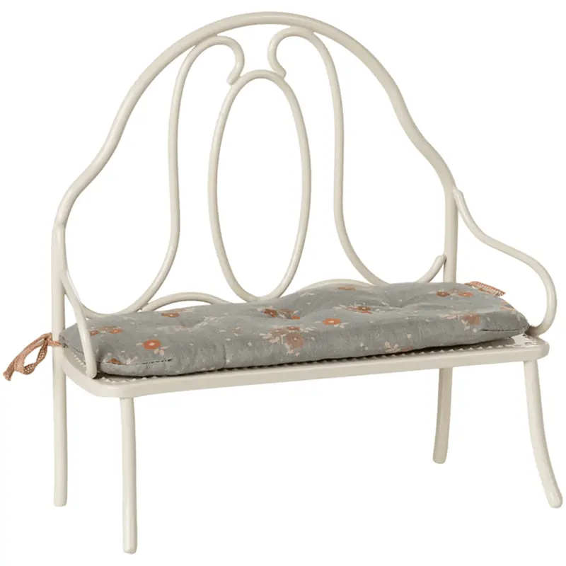 Banc Vintage, Miniature - Blanc Cassé
