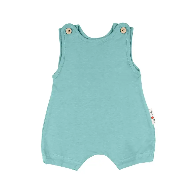 Barboteuse bébé évolutive en chanvre & coton bio Manymonths - Sea Glass