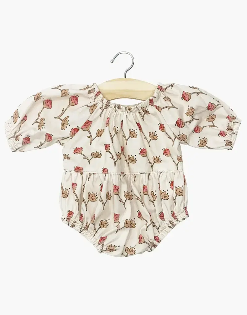 Barboteuse Bertille Fleurs de coton - minikane