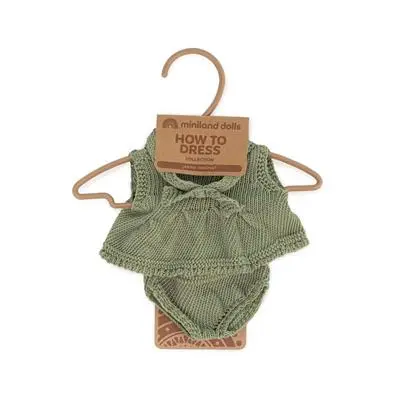 Barboteuse verte 21cm