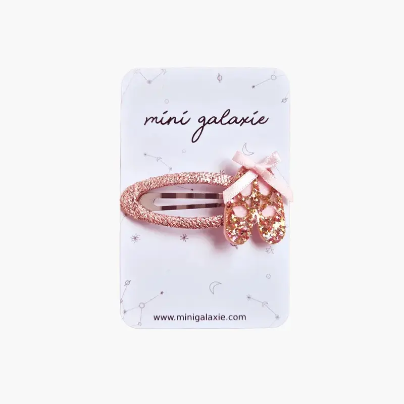 Barrette Glitter - Ballerine danse rose - Mini Galaxie