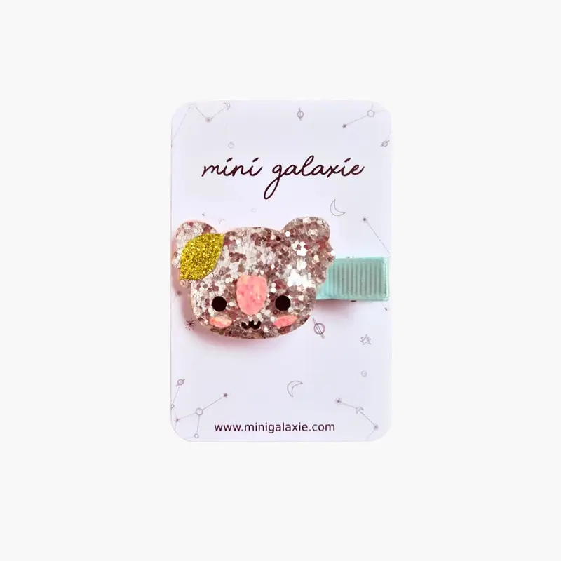 Barrette Glitter - Koala - Mini Galaxie