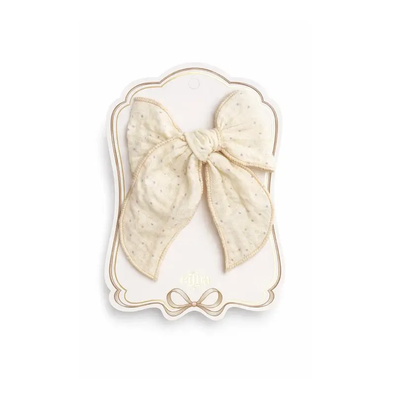 Barrette noeud (coloris au choix) – Mrs Ertha