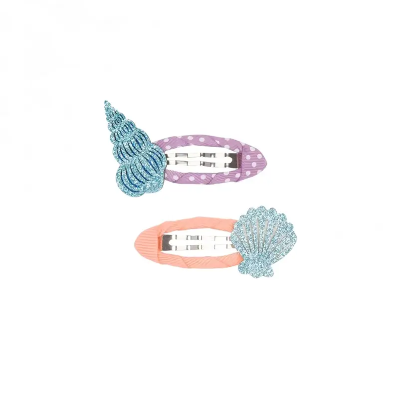 Barrette Océan Coquillages pailletés - Mini Galaxie