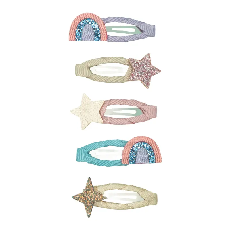 Barrettes Arc-en-ciel & Étoile