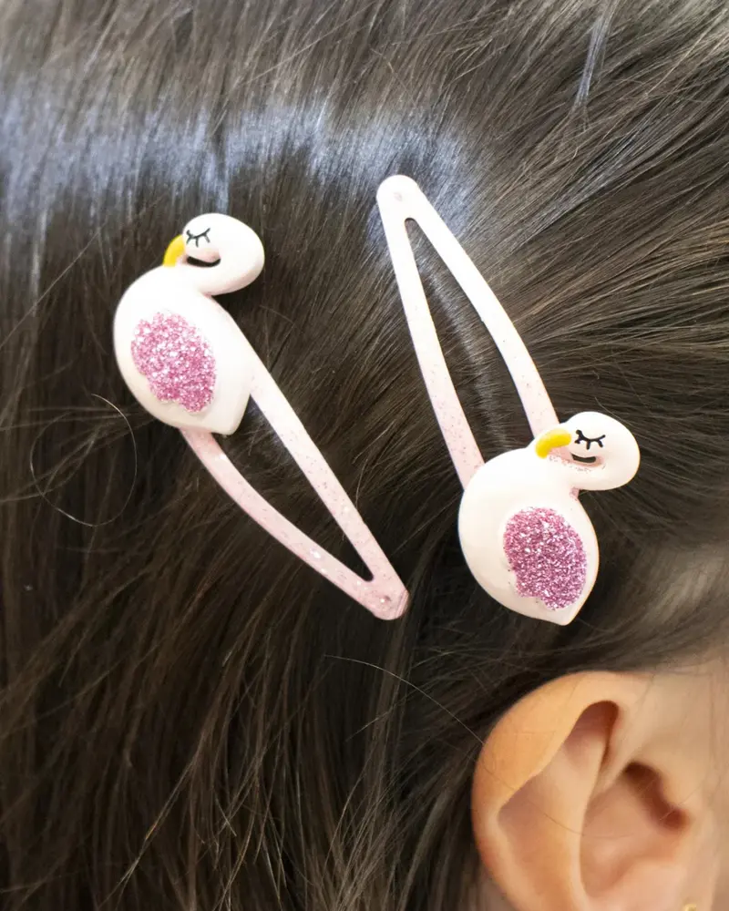 Barrettes cygnes
